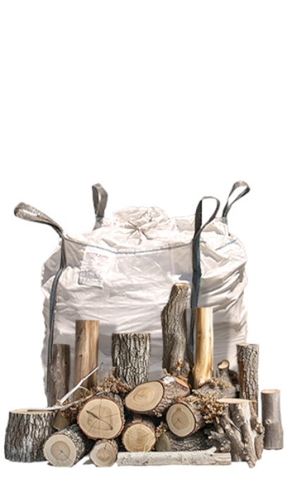 Big bag de leña de olivo